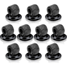 10 Pack Pen Holder Clips Steel Pen Holder Self Adhesive Pen Clips With Adjustable Spring Loop For R