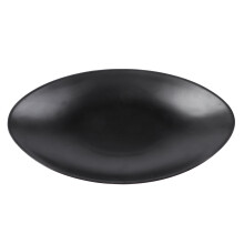 Japanese-style sushi plate black 10-inch dinner plate