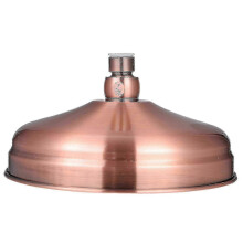 Cabezal de ducha tipo lluvia con rociador de baño, de cobre antiguo, para techo.