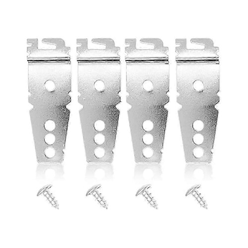 8269145 4 Pack Undercounter Dishwasher Upper Mounting Bracket with Screws