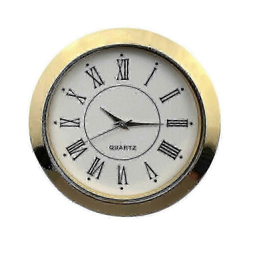 55mm Round Clock Insert, DIY Clock Movement, Inlaid Design Reliable Time Display for Various Settings
