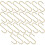 25 Pcs S-Shaped Metal Hooks for Bathroom Kitchen Wardrobe Organizer 1