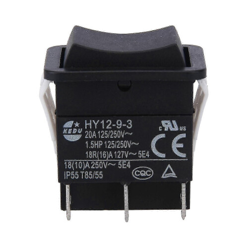 HY12-9-3 Small Rocker Switch Push Button for Industrial Boat Arc