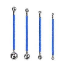 4Pcs Pressed Ball Caulk Finishing Tool for Concrete Countertop Joints