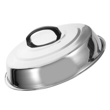 Tapa de sartén universal de acero inoxidable resistente de 10 pulgadas