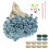 Kit para manta de crochê com buquê de rosas, 79 x 79 cm (31 x 31 polegadas) 1