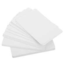 20 stk. hvide PVC ID-kort 85,6 x 53,9 mm