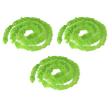 Conjunto de guirlanda de Natal artificial verde limão, 6 metros (20 pés), 3 peças