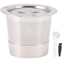 Cápsula de café reutilizável tipo K-Cup, em aço inoxidável, pacote com 1 unidade