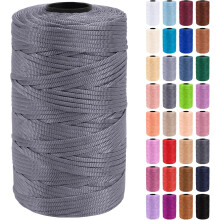 3 mm PP-Flachkordel für Makramee, 200 m pro Rolle
