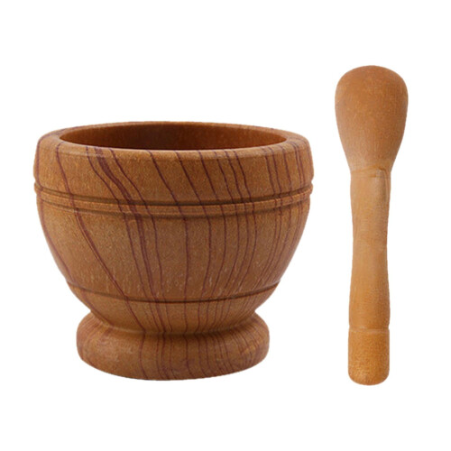 Conjunto de pilão e almofariz PP (2 peças)