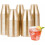 285 g guldglitterplastmuggar (50-pack) 1