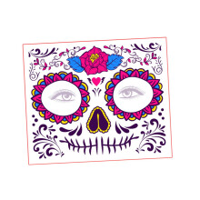 Stickervel met gezichten voor Día de Muertos (Dag van de Doden)