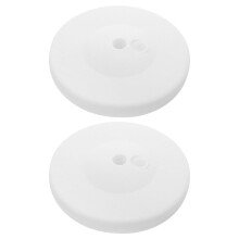 Base para coluna de balão para enchimento com água (pacote com 2) – Plástico branco