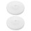 Set van 2 watergevulde ballonzuilvoeten – wit plastic 1