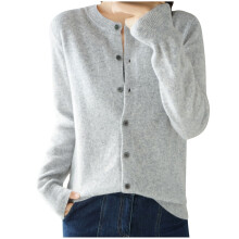 Leichter Damen-Strickcardigan mit langen Ärmeln und offener Vorderseite