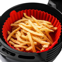 Pentola in silicone per friggitrice ad aria da 6,3 pollici