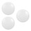 Circular PVC Ceiling Lamp Shade, Silver, 25 cm, 3 pcs 3