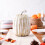 White Gold Foam Pumpkin 21cm – Paintable Fall Decor 2