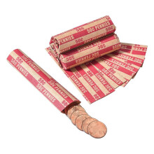 Penny coin wrappers red 100 count
