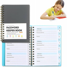 Wachtwoordenboek met alfabetische tabbladen, 100 g/m² papier, AZ