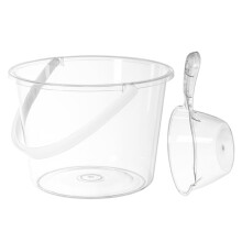 Seau Ă eau en plastique avec pelle (1 lot)
