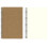 A5 Blank Dot Journal Notebook, 100 sidor, dubbelbindning 1