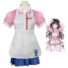 Mikan Tsumiki Cosplay Costume Set Halloween Party Shirt Bow Apron Skirt Uniform Fancy Dress Up Maid Roleplay Outfits 2025