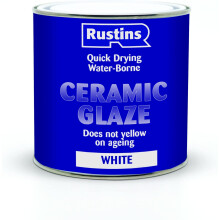 Rustins Acrylic Ceramic Glaze White 250ml