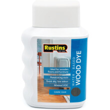 Rustins Water-Based Wood Dye Dark Oak 250ml