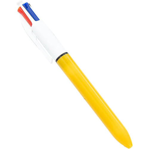 Bolígrafo retráctil multicolor de 1,0 mm, 4 en 1