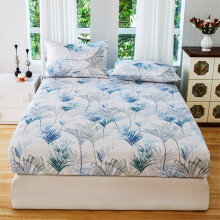 Blomsterprintet lagen i fuld størrelse, 135 x 180 cm polyester