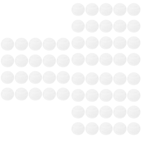 60 stk. runde PVC-badgecovers til mønter og medaljer