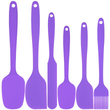 Conjunto de espátulas de silicone DISEN, 6 peças, de qualidade alimentar e resistentes ao calor.