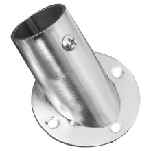 Soporte angular de acero inoxidable para barra de ducha