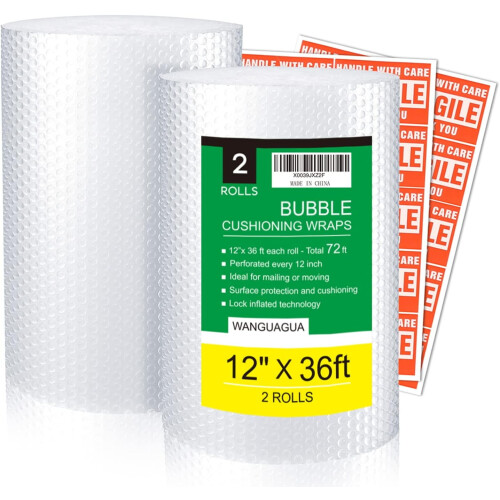 2-pack bubbelplastrullar 30 cm x 21,7 m
