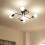 Smedejerns LED-loftlampe 42x42cm 1