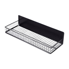 Magnetisch opbergmandje voor de koelkast – Staal, zwart, 34,5 cm