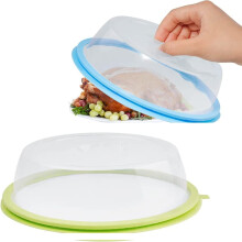 Capac anti-stropire pentru cuptorul cu microunde, 7,9 in, pachet de 2, albastru și verde