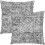 Fodere per cuscini boho nere e grigie, set da 2 pezzi, 45x45 cm. 1