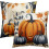 Housse de coussin citrouille 50 x 50 cm Coton-Polyester 1