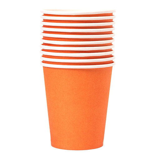 9oz Einweg-Pappbecher, 10er-Packung, 15 Farben