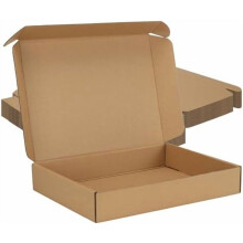 7x5x1in brune kraftbrevkasser pakke med 100