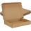 Caixas de papelão kraft marrom para envio postal, 7x5x1 polegadas, pacote com 100 unidades. 1