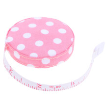 Soft Fabric Tape Measure Pink 1.5m for Sewing