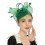 Damen-Teeparty-Fascinatorhut mit Schleier und Federn 1