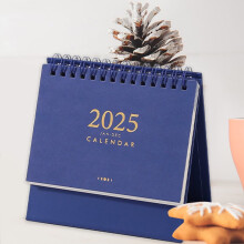 2025 Mini calendario da tavolo a fogli mobili, formato carta 13x13x8 cm