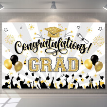 Banner de felicitări pentru absolvire Decorațiune 2025