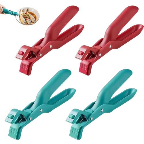 Heizplattengreifer – Edelstahl, 4er-Pack