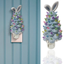 Veilleuse sapin de Noël en céramique 16 cm